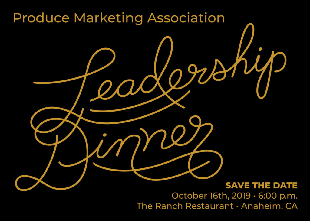 2019 PMA Fresh Summit Leadership Dinner Invitation